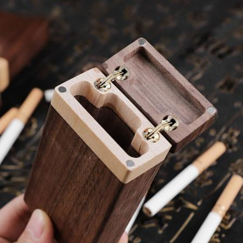 Smoker Box Wood Chip - High Quality Black Walnut Wooden Portable