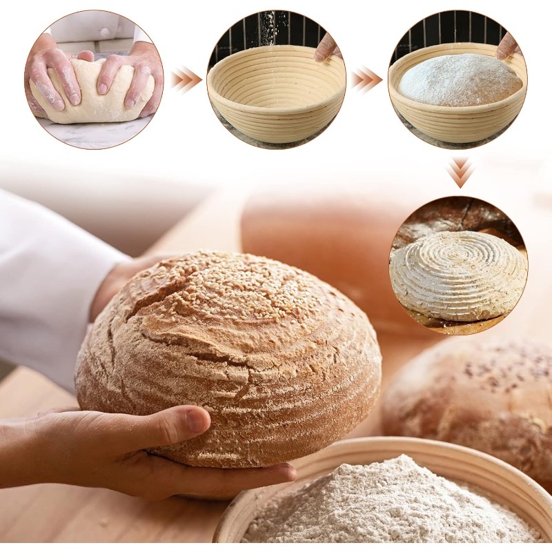 Bread Fermentation Basket PP D - đánh giá và giá Fermentation Crock