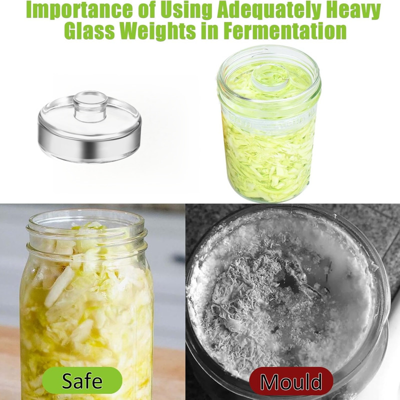 Wide Mouth Canning Jars with G - đánh giá và giá Fermentation Crock