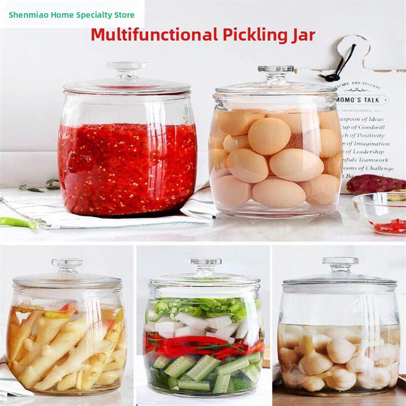 Extra Thick Glass Kimchi Jar w - đánh giá và giá Fermentation Crock