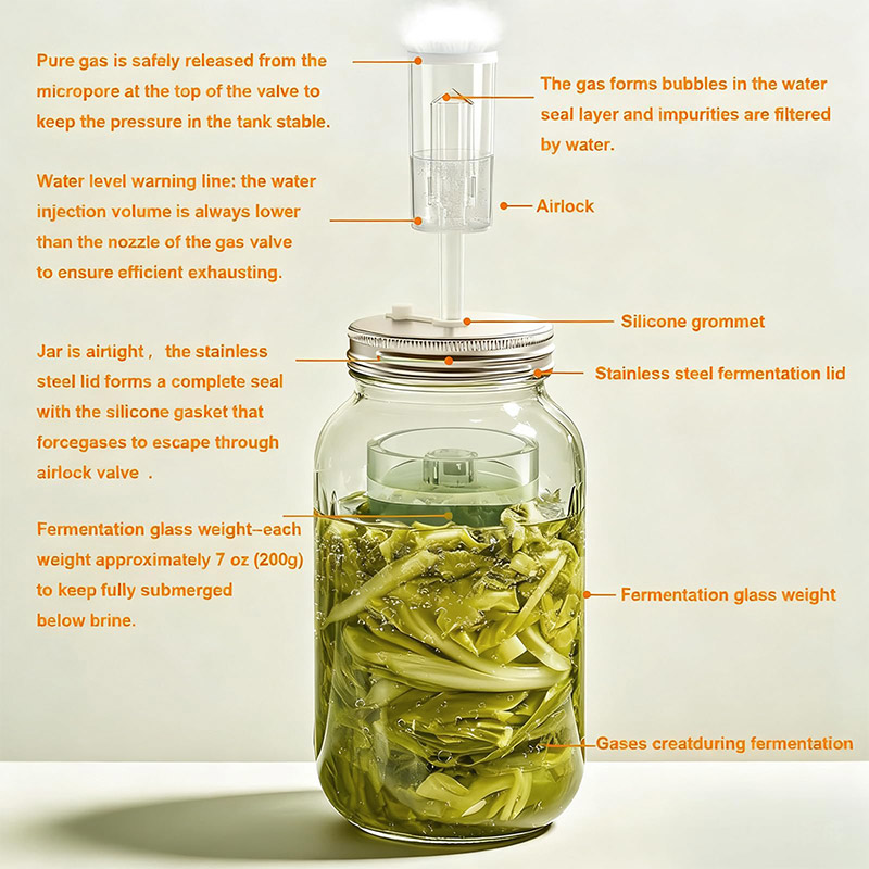 Fermentation Kit, Wide Mouth M - đánh giá và giá Fermentation Crock