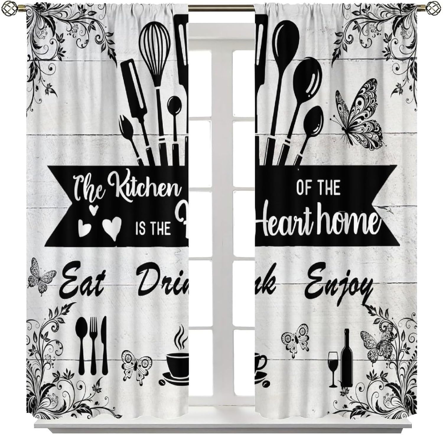 Farmhouse Rustic Curtains, Vin - đánh giá và giá Home Cooking Youtube